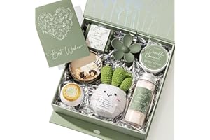 MAYICIVO Spa Gifts for Women Bath Gift Set, Vanilla Coconut Relaxing Spa Gift Baskets Home Bath Set Self Care Kit Care Package Thank You Birthday Valentines Day Gifts for Her Women Mom Friend Sister Teen Girl