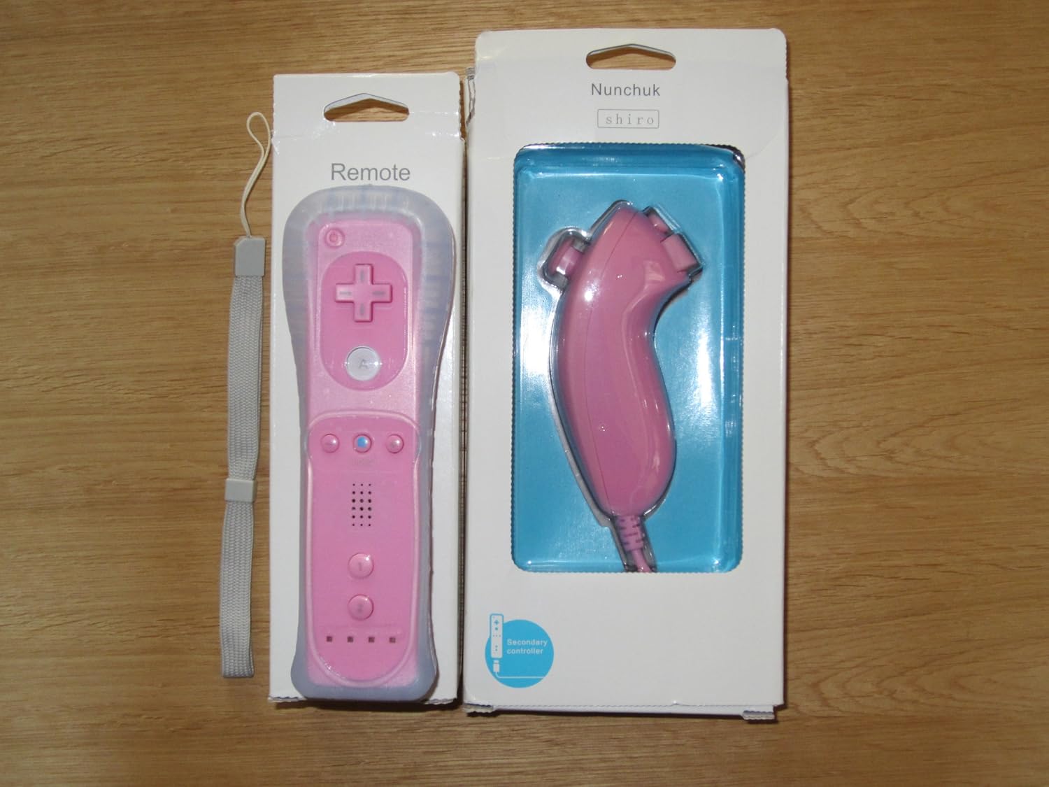 Pink Remote And Nunchuck Controller For Nintendo WII Amazon.co.uk PC