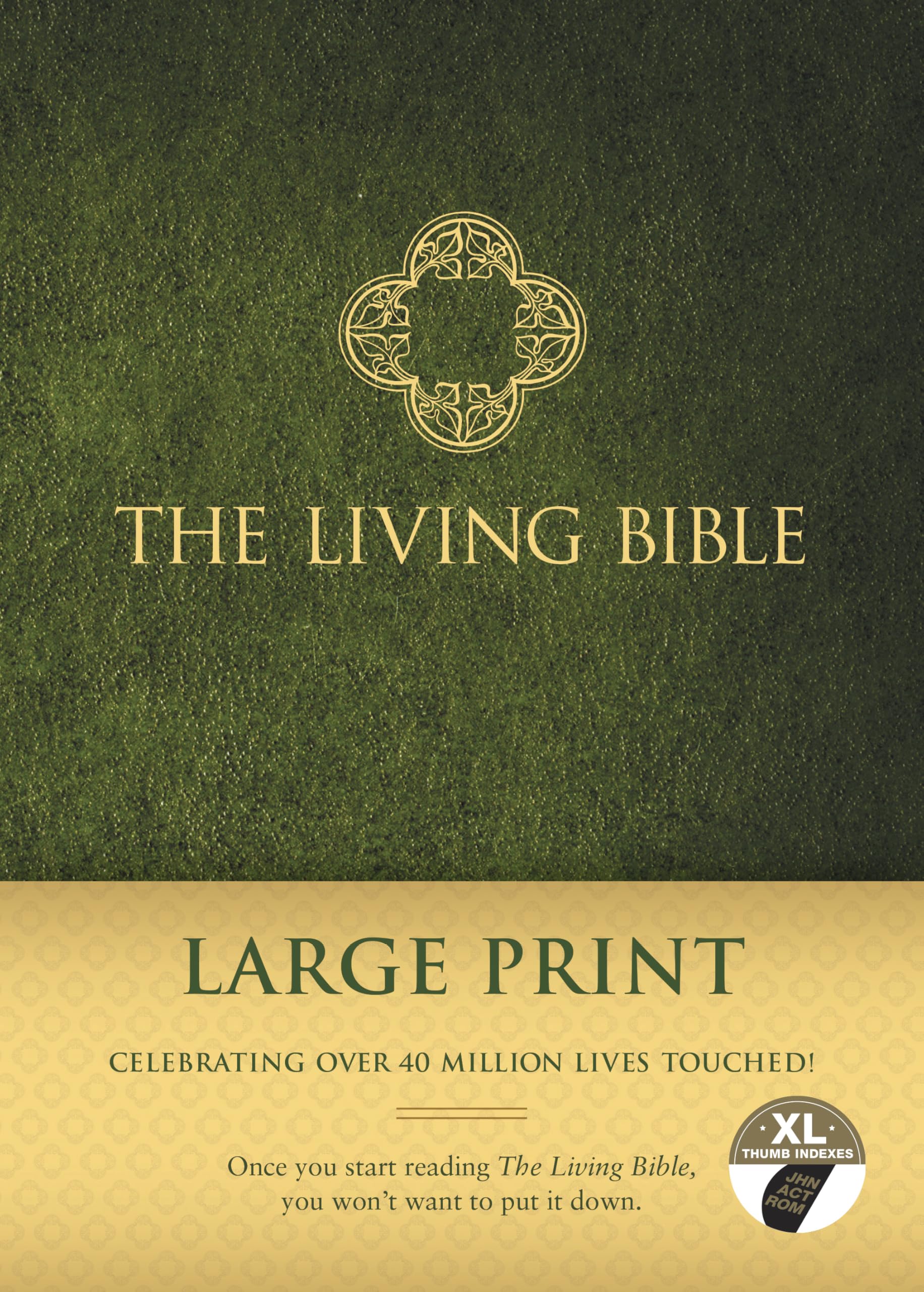 The Living Bible Large Print Edition (Hardcover, Green, Indexed) The Living Bible Large Print Edition (Hardcover, Green, Indexed) Hardcover