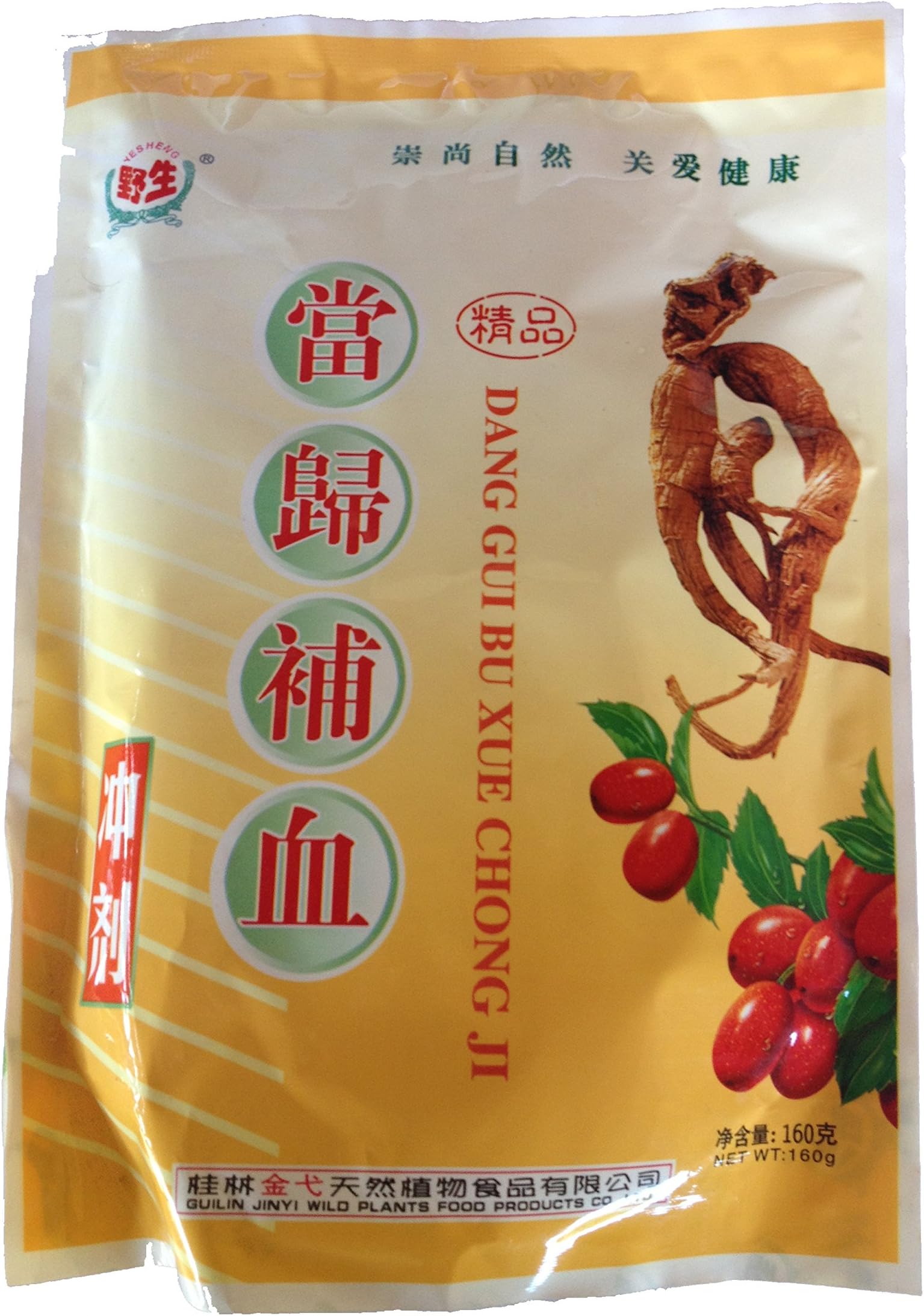 Dong Quai/Don Quai/Dang GUI Root (Chinese Herbs Angelica Sinensis) Herbal Supplements Powder Tea Drink, 10 G. (0.35 Oz.) * 16 Sachets.