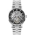 Ingersoll 1892 The Charles Mens 44mm Automatic Watch with Skeleton Dial and Stainless Steel Bracelet