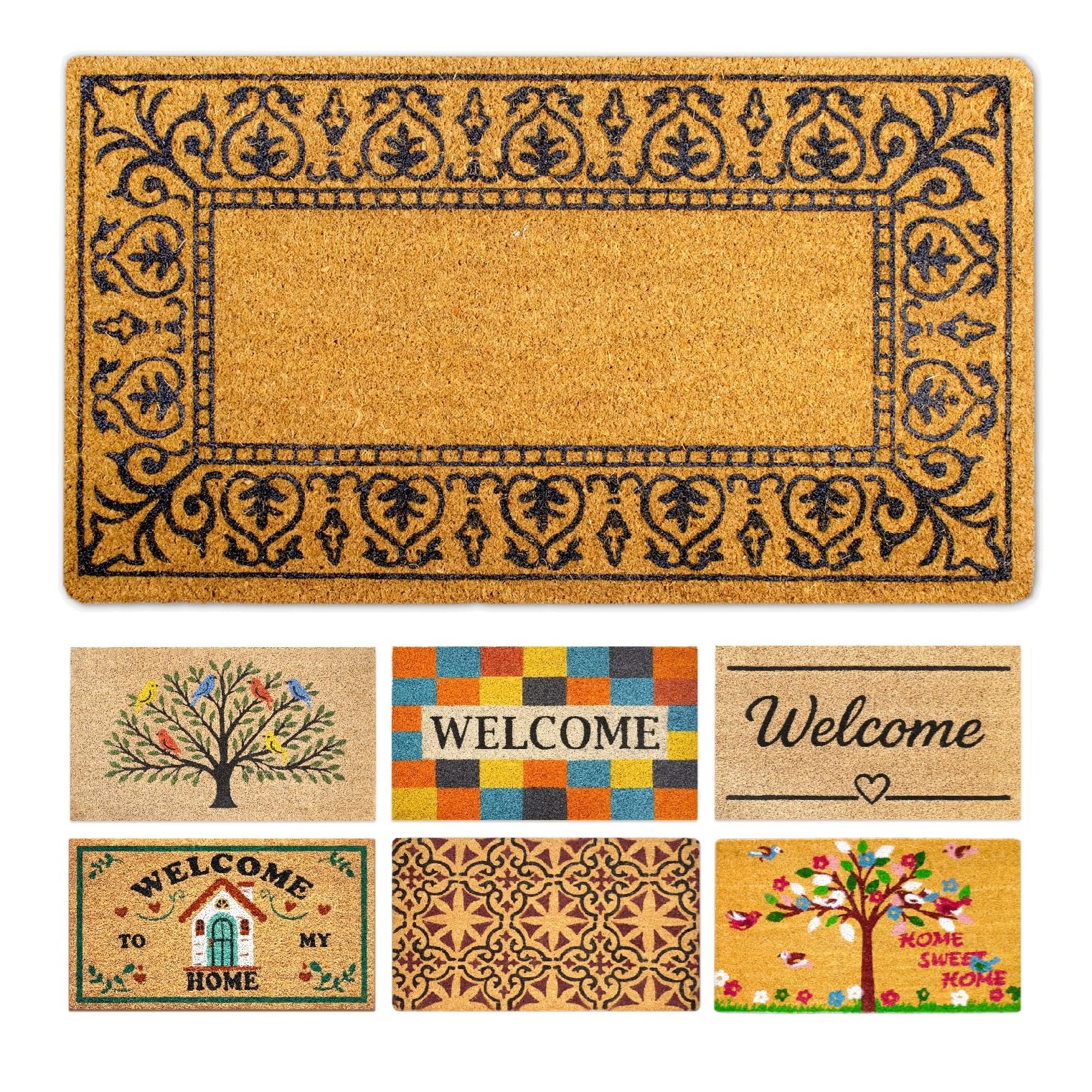 LUA VIKA Coir Doormat - Classic - 40x70 cm - Outdoor Door mat - Front Door mat outside - Doormats outside — image 1