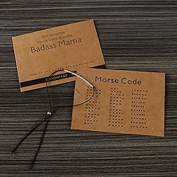 Birthday Gifts for Women Badass Mimi Morse Code