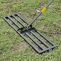 FLY HAWK Râteau à Feuilles, 152cm Râteau De Jardin Avec