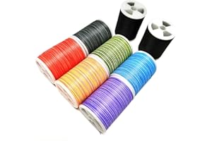 (8pcs*240yd) Kalavarma Rod Wrapping Thread for Fishing Rod Wrapping Thread Rod Building Repair