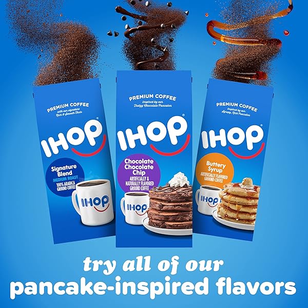 IHOP CHOCOLATE CHOCOLATE CHIP FLAVORED GROUND COFFEE, 11 OZ BAG