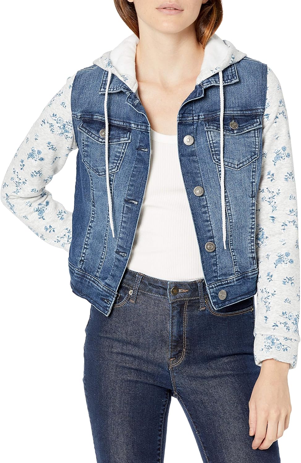 womens knit denim jacket