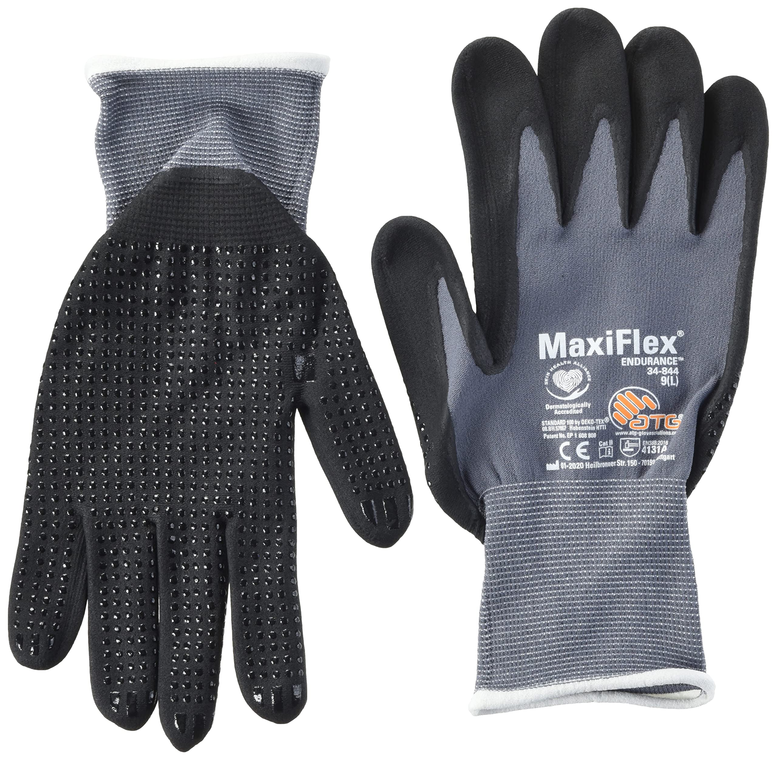 Staffl Johann Protection Gloves MaxiFlex Endurance 844 EN388 CAT II Size 9 – 131649