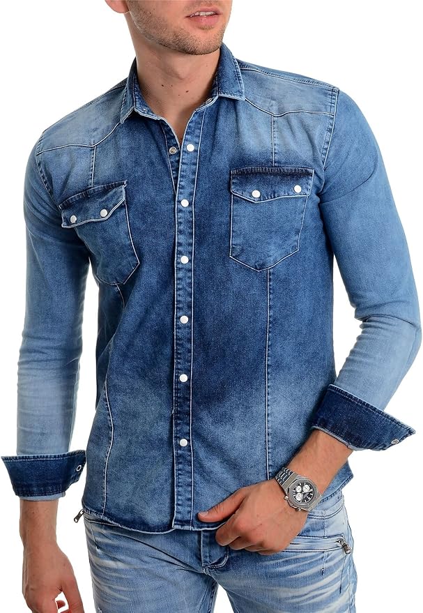 denim dress shirt