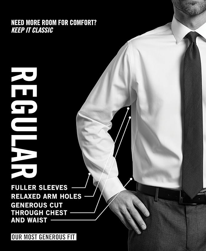 geoffrey beene mens dress shirts regular fit solid sateen