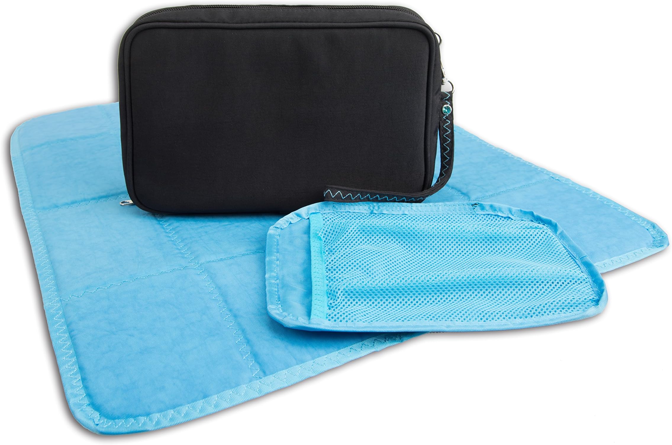 Changing Clutch Water proof Changing Pad Portable Diaper Changing Station black Removable interlayer