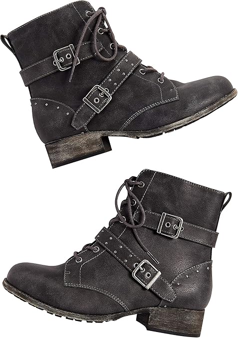 embellished combat boots womens