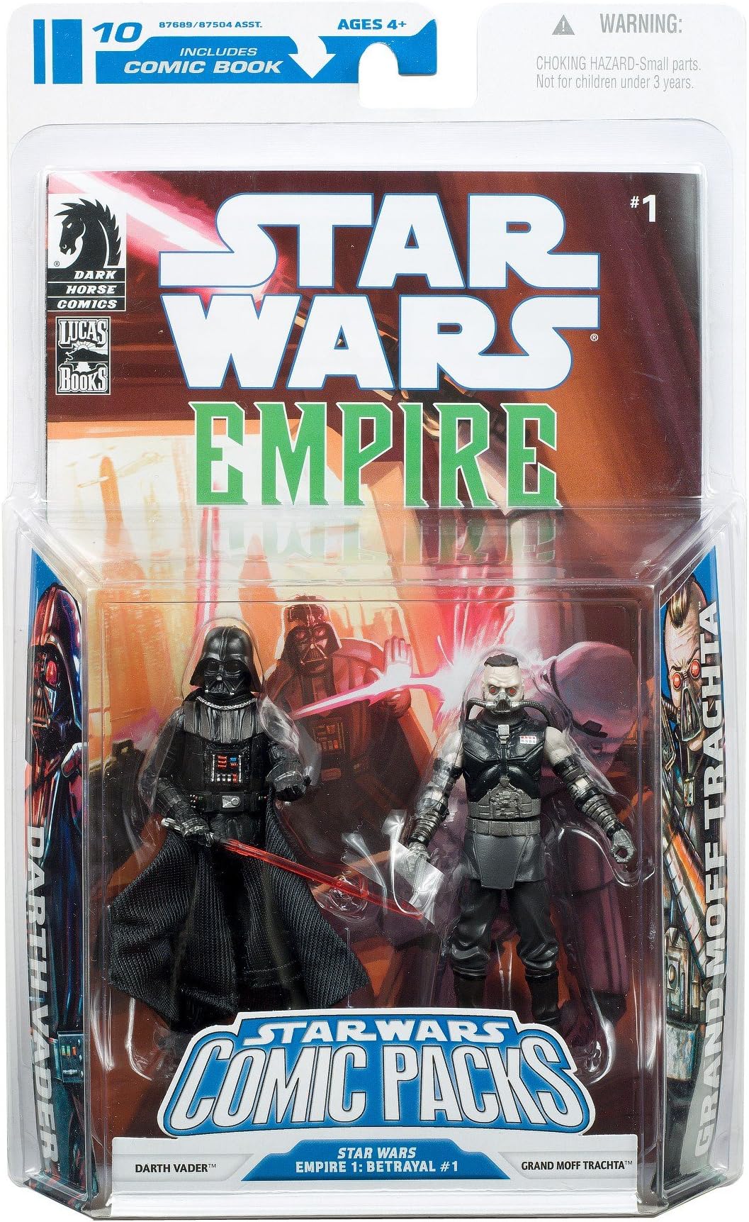 Darth Vader & Grand Moff Trachta Star Wars Expanded Universe Comic Action Figure 2 Pack