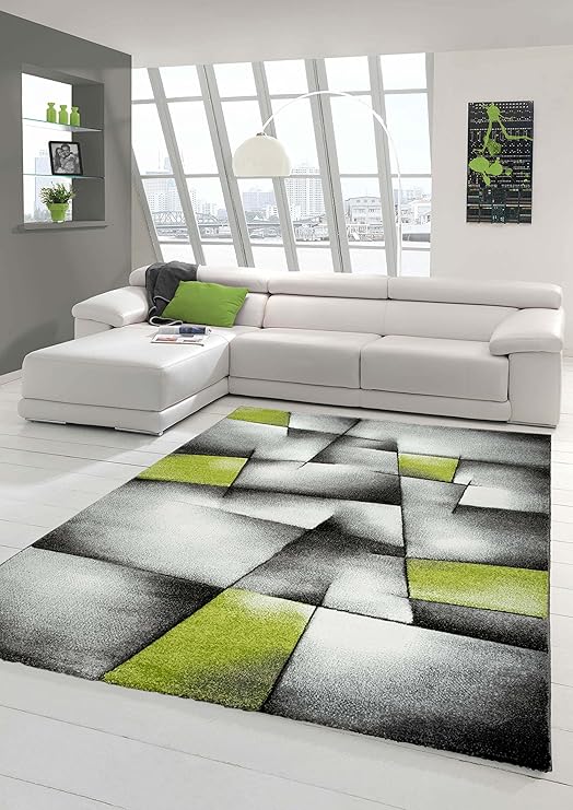 Designer Teppich Moderner Teppich Wohnzimmer Teppich Kurzflor Teppich