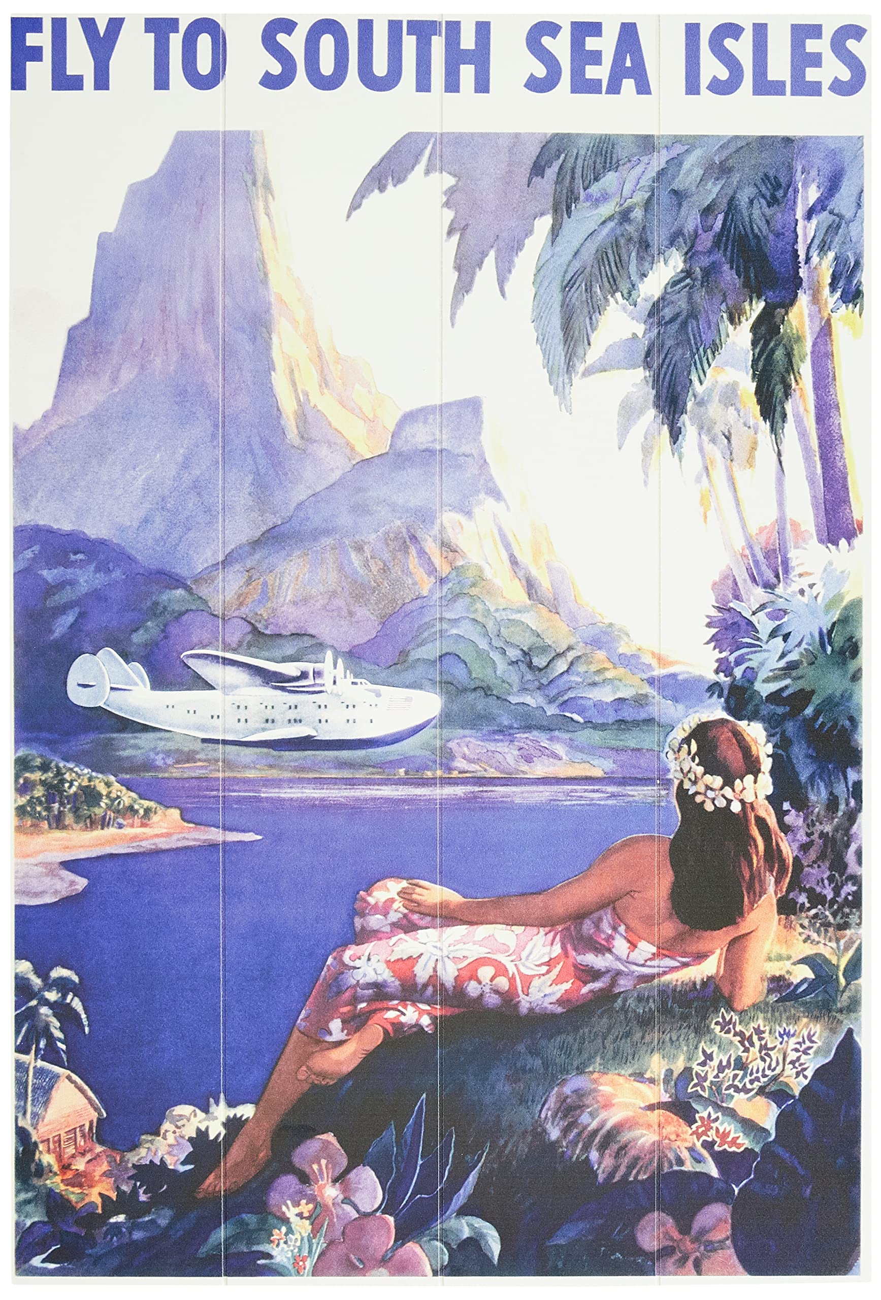 Piddix (South Sea Isles 40 x 59cm Wooden Wall Art