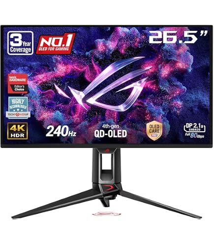 Amazon.com: ASUS VG278QR 27” Gaming Monitor, 1080P Full HD, 165Hz