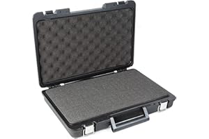 True Position Tools - Universal Hard Carrying Case with Premium Kaizen Pick and Pluck Foam - Protects Electronics, Tools, Cameras and Testing Equipment, 17 x 12 x 3 In.