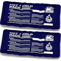 Flexible Ice Pack for Pain Relief - Reusable Gel Pack for Knee, Shoulder, Ankle, Back, and More - Bendable for Customized Com