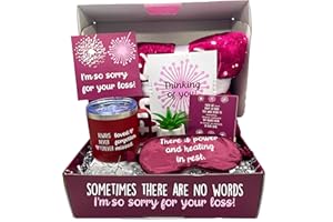 HEALTHY SENIORS Sympathy Gift Baskets - Bereavement Gifts - Sympathy Gifts for Loss of Loved One - Grief Gifts for Women - Condolences Gift Basket for Loss - Sorry for Your Loss Gifts - Thinking of You Gifts