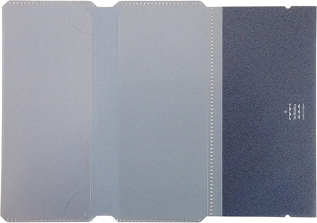 Amazon Scikaku ブックカバー ポケットタイプ専用 ブルー 手帳 カレンダー 文房具 オフィス用品