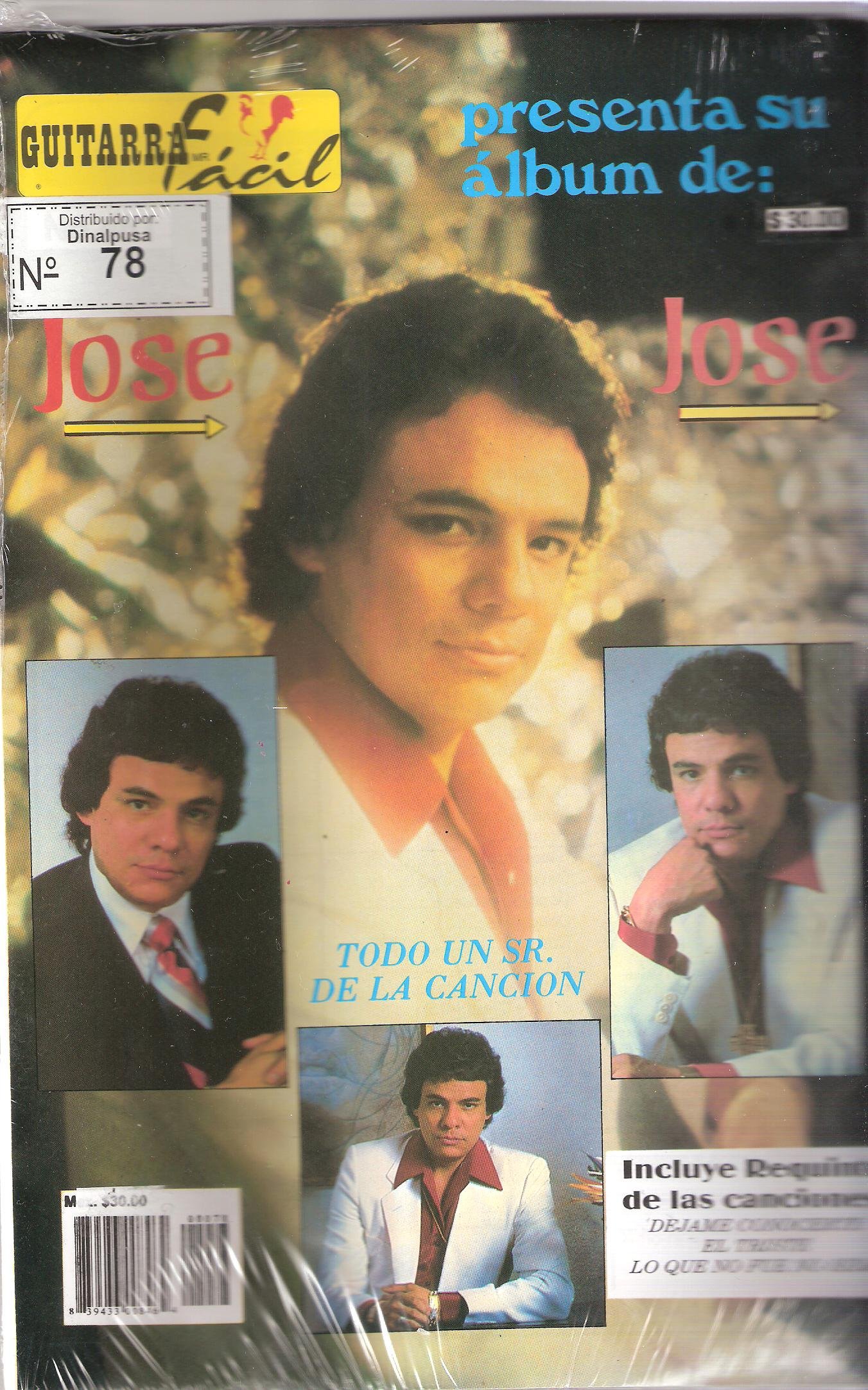 Album de Guitarra Facil vol.78 Presenta - Jse Jose . Todo un Sr. de la  Cancion: Guitarra Facil: Amazon.com: Books