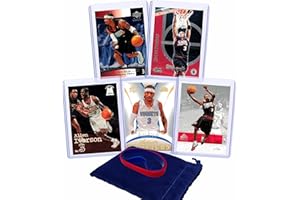PANINI Allen Iverson Basketball Cards Assorted (5) Bundle - Philadelphia 76ers Trading Card Gift Pack