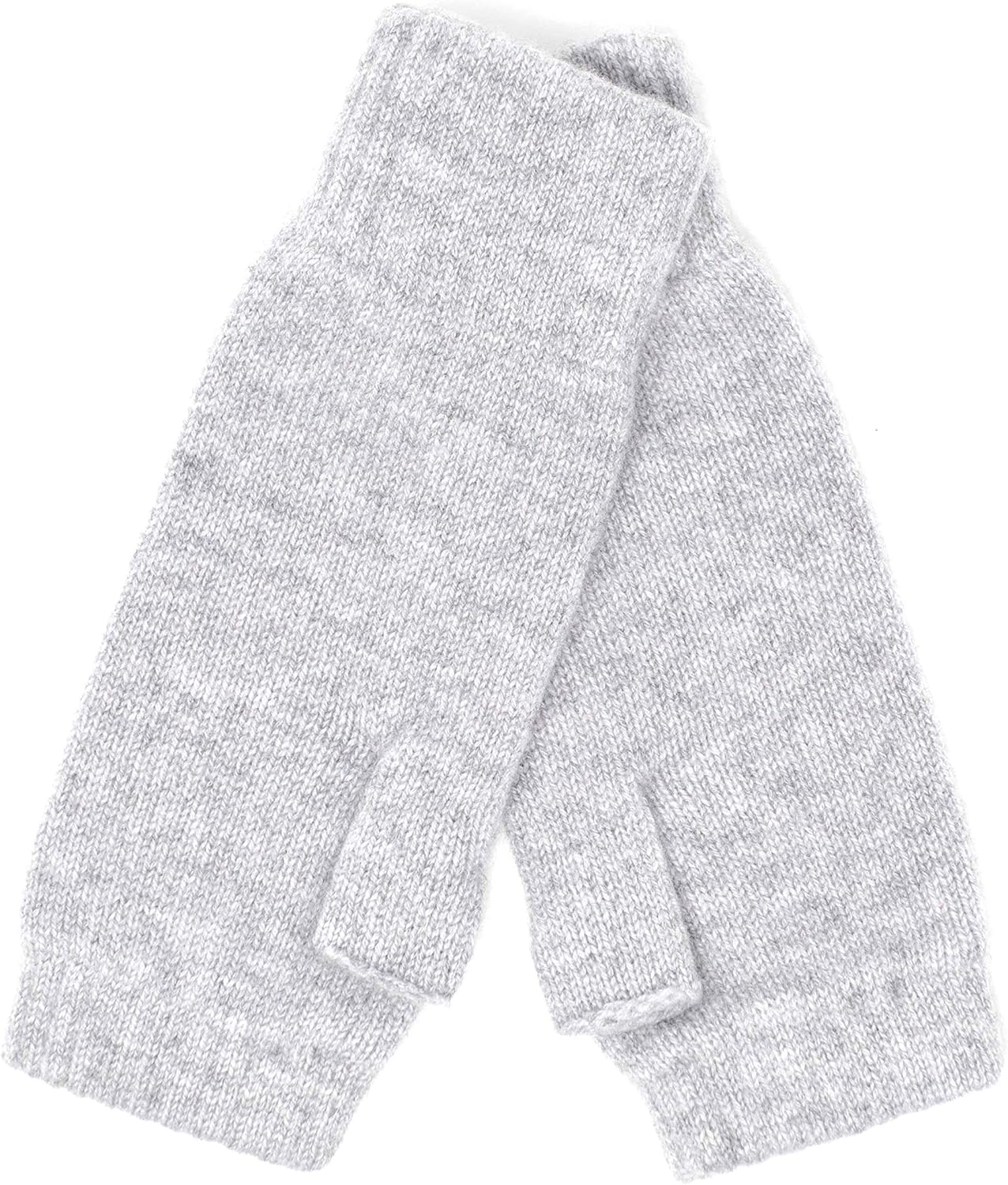 Women's Fingerless Mitts Pure Cashmere Made in Scotland (Black) at  Women’s Clothing store: Cold Weather Fingerless Gloves