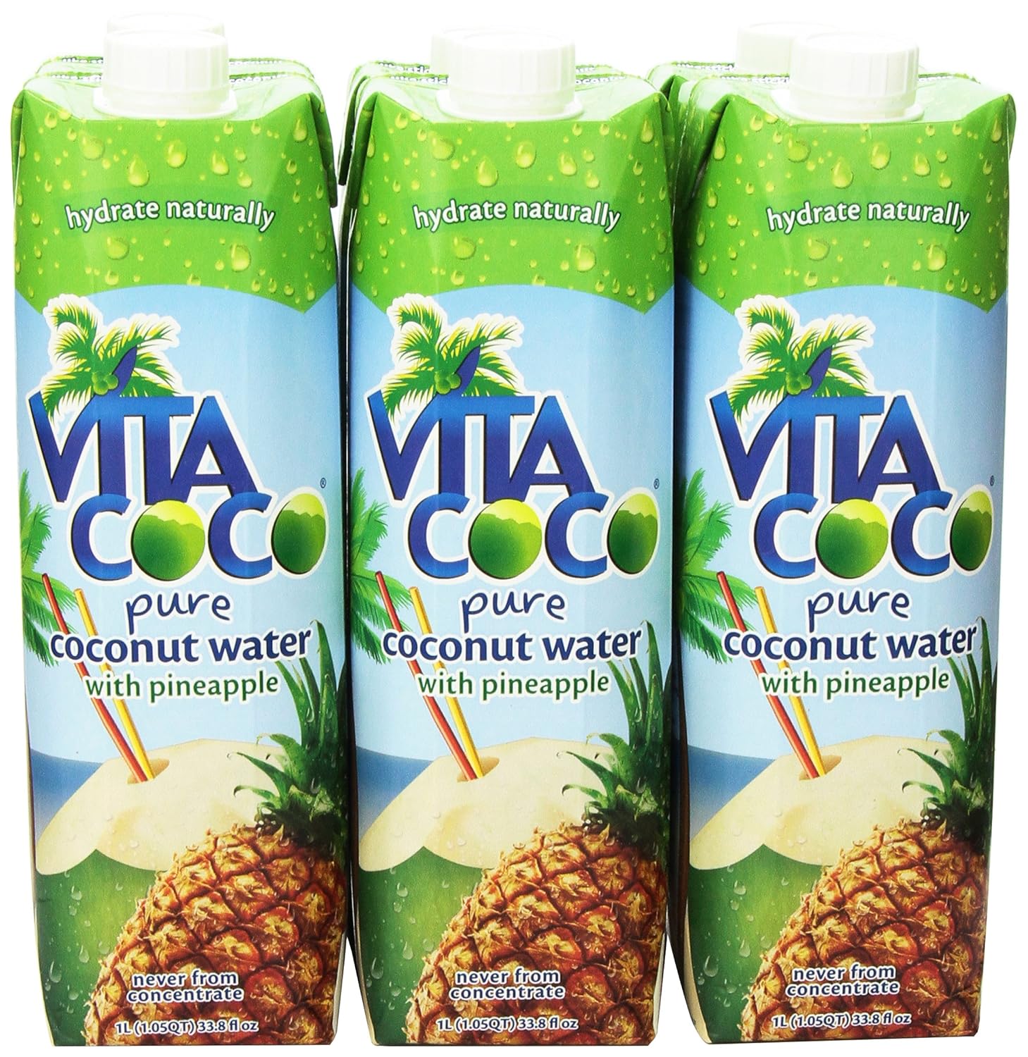Vita Coco Coconut Water, Pineapple Naturally Hydrating