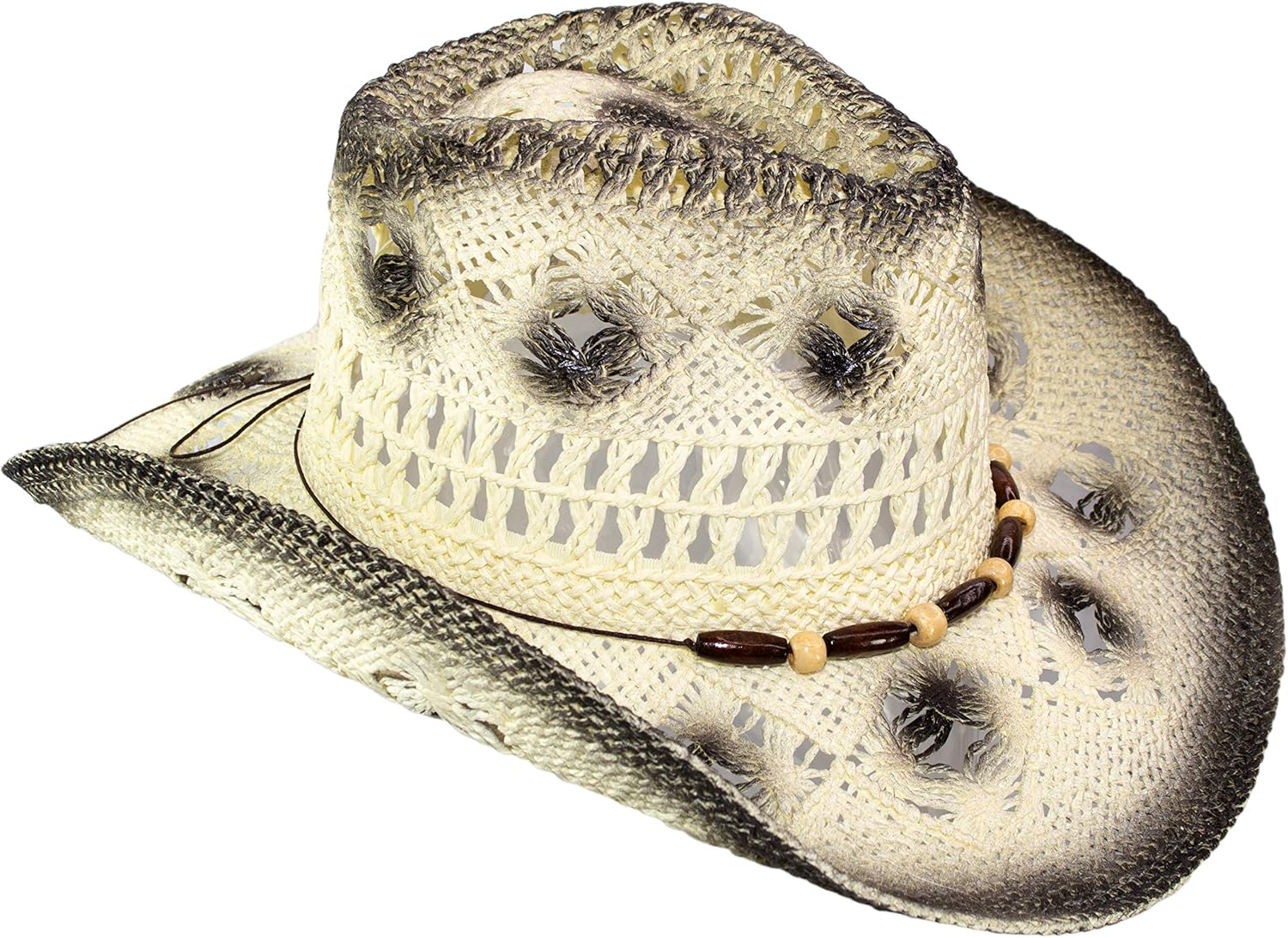 Rising Phoenix Industries Shapeable Straw Beach Cowboy Hat for Women