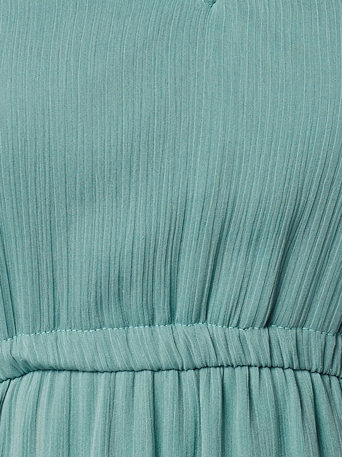 miss chase women's light green flared maxi dress