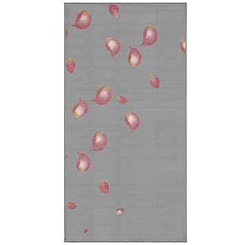 pink and grey nursery rug