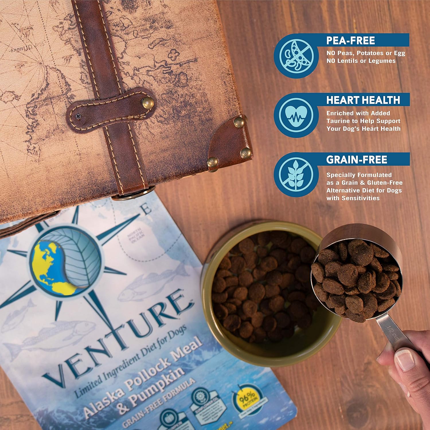 earthborn holistic venture alaska pollock meal & pumpkin