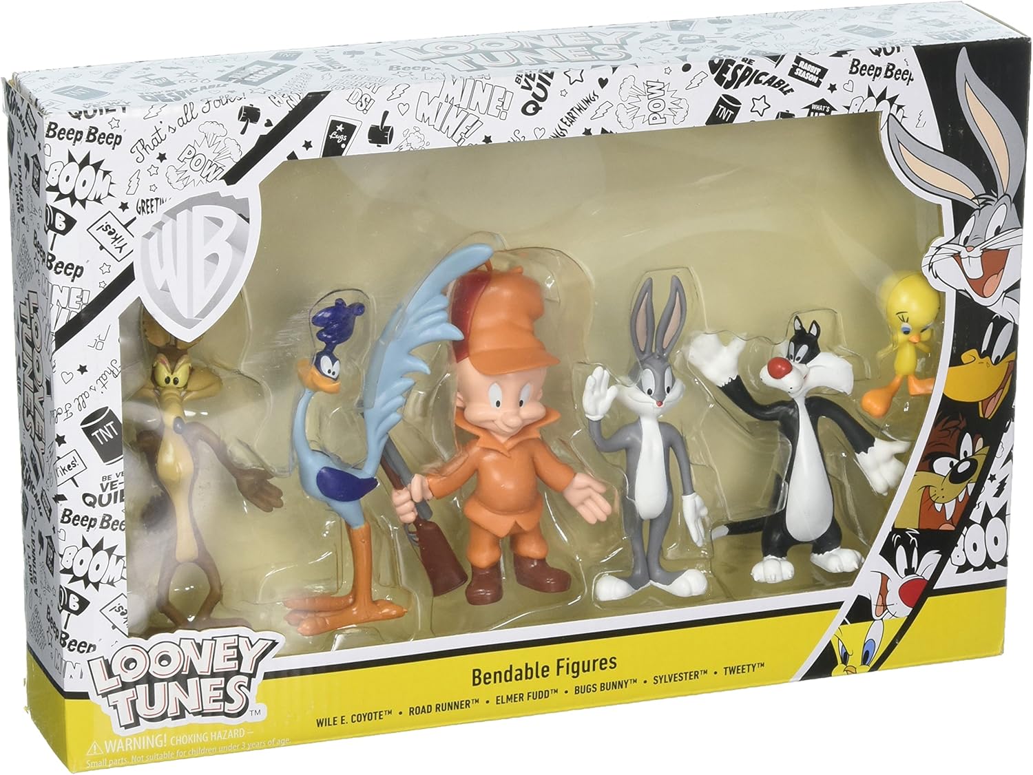Looney Tunes Bugs Bunny Box Set Bendable Figures Playset Toys Amazon