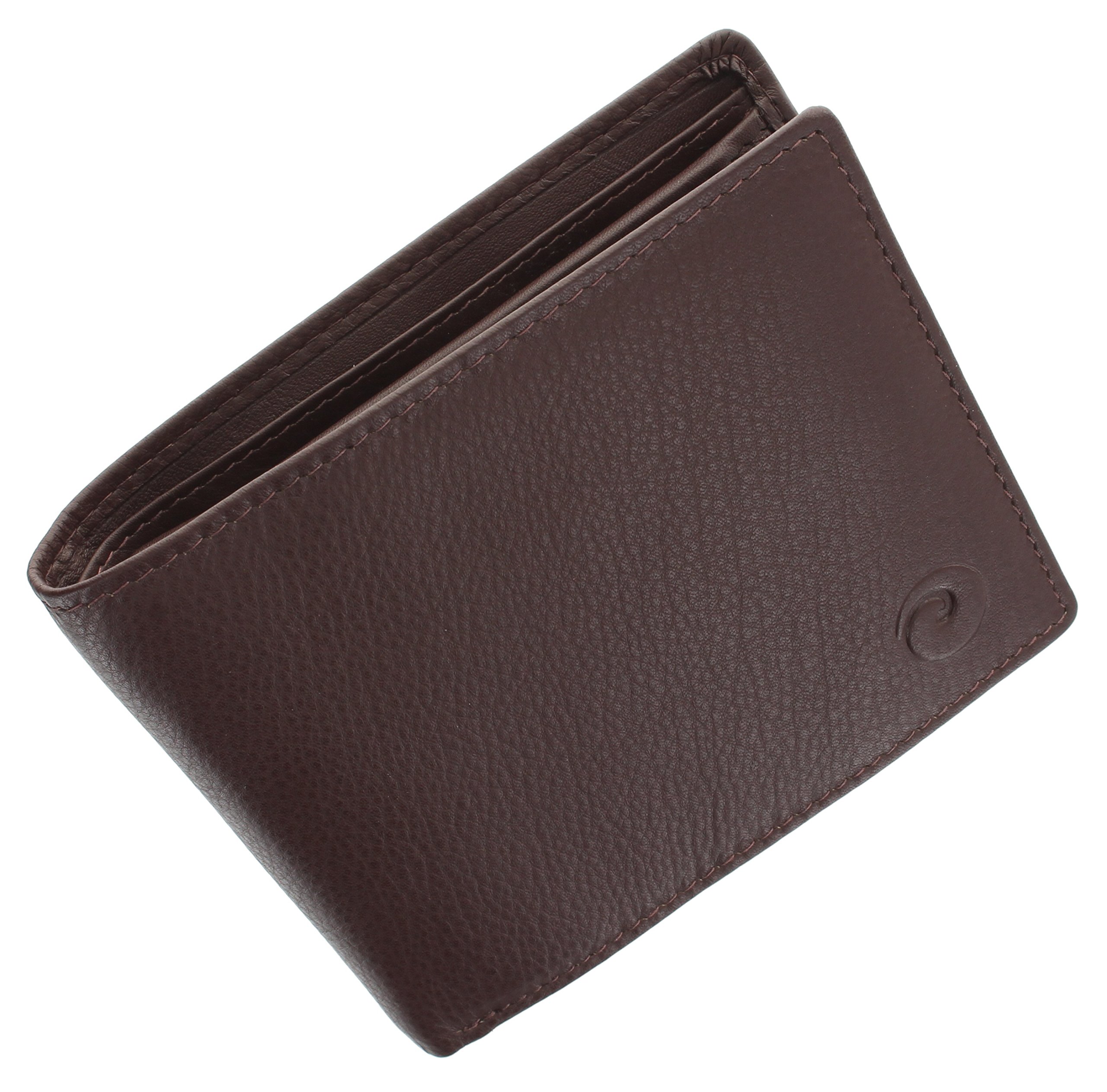 Mala Leather Origin Collection Leather Bi-Fold Wallet with RFID Protection 129_5 Brown