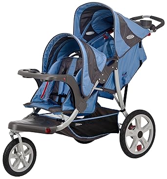  InStep Safari Double Tandem Stroller (16-Inch, Blue) 