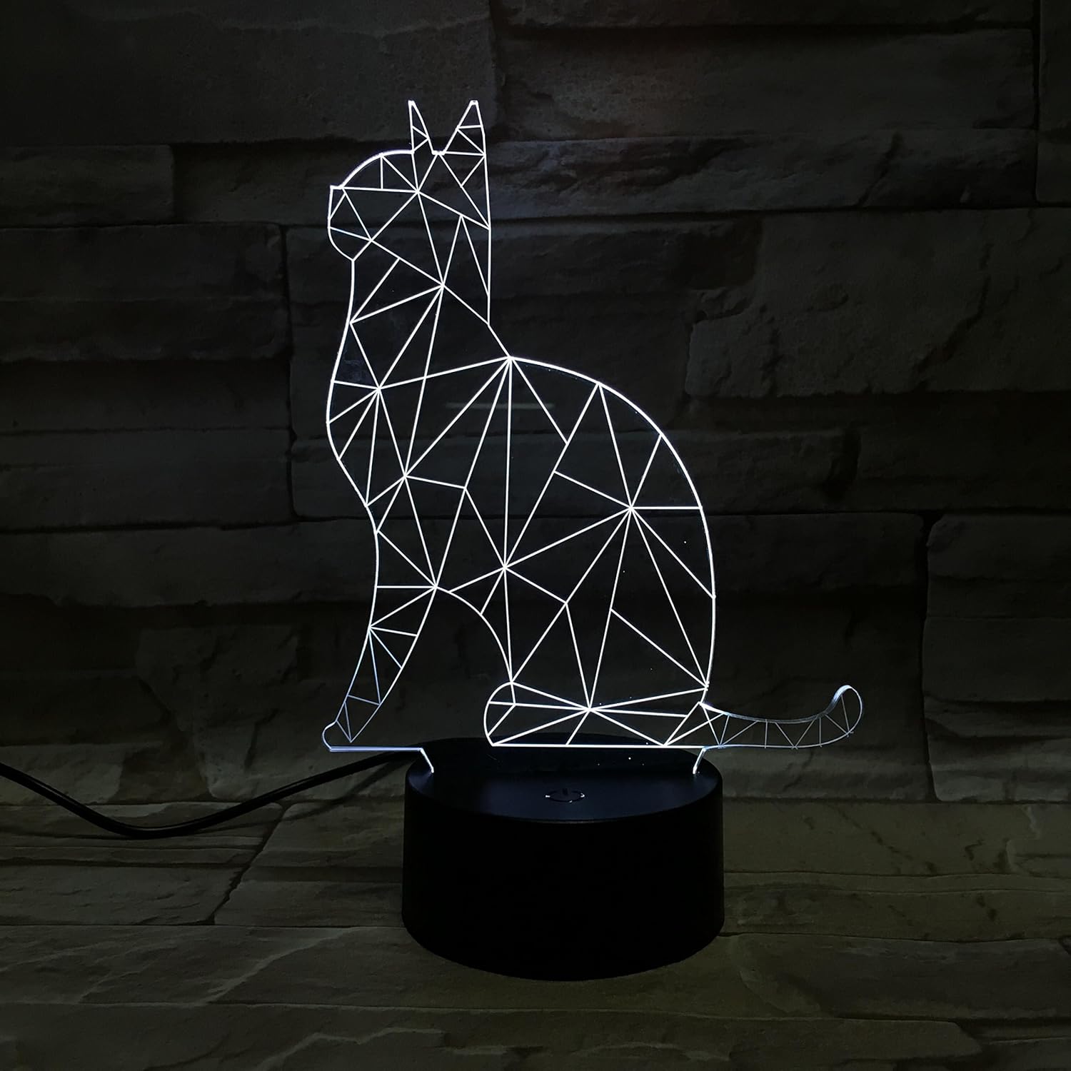 配送員設置送料無料 3d ナイトライト B071g8xb38 猫 猫 Hermescolleges Ca