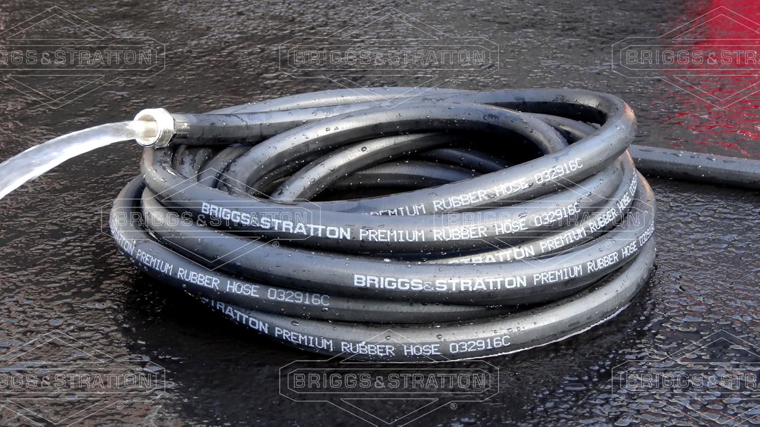 Briggs and Stratton 8BS50 50-Foot Premium Heavy-Duty Rubber Garden Hose : Garden & Outdoor