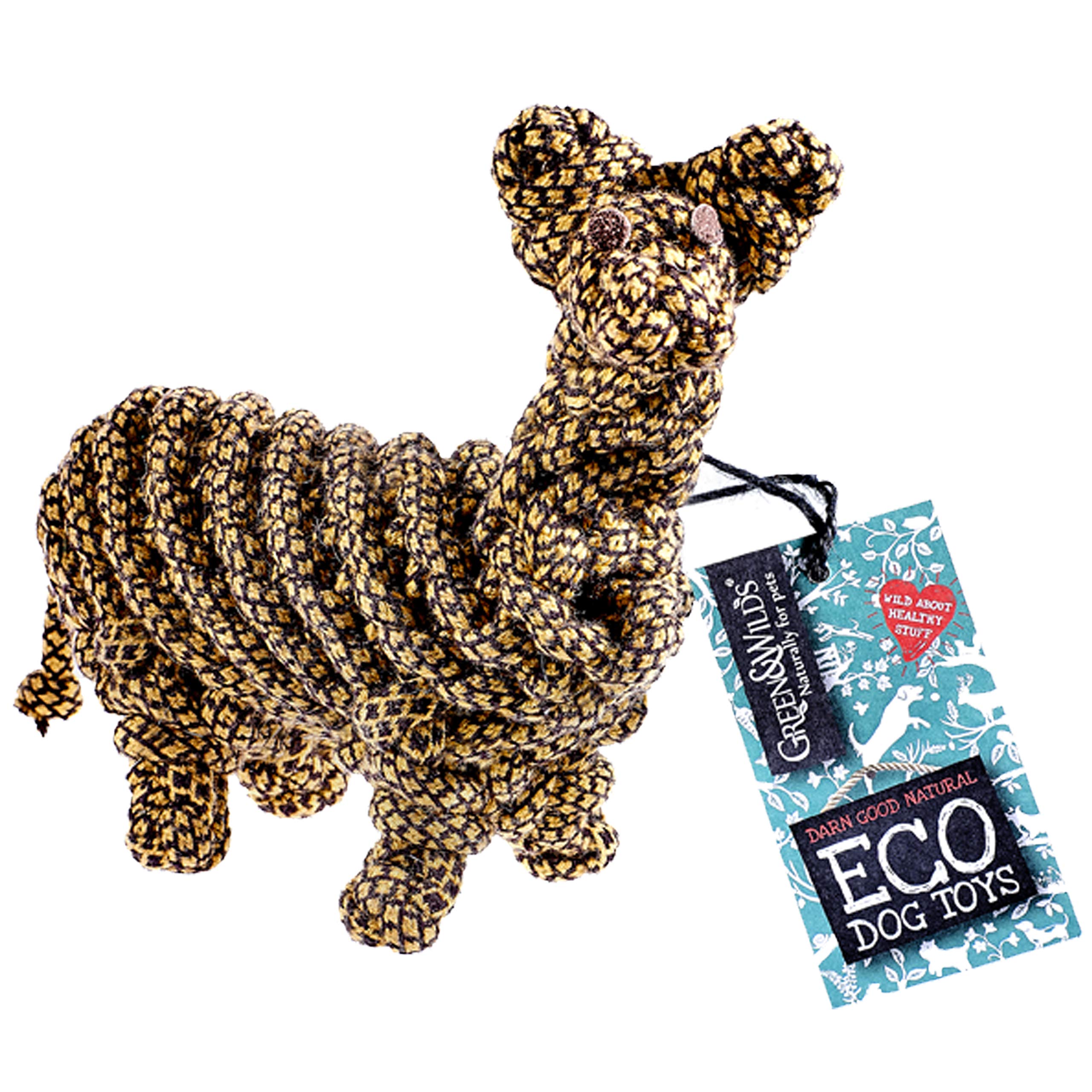 Eco Dog Toy - Green & Wilds - Lionel the Llama