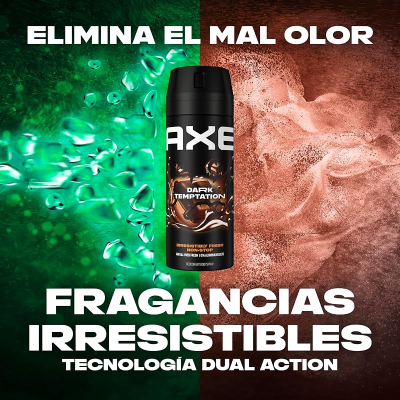 Desodorante axe dark temptation - 150 ml - embalagem de 6