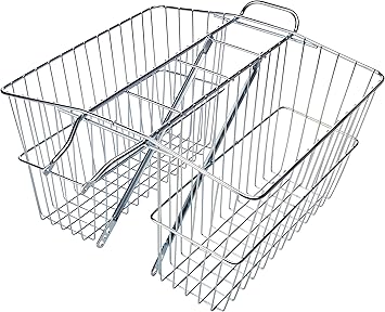rear twin bicycle carrier basket