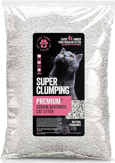 Vivo Technologies Natural Bentonite Cat Litter 20L Unscented Premium Clumping
