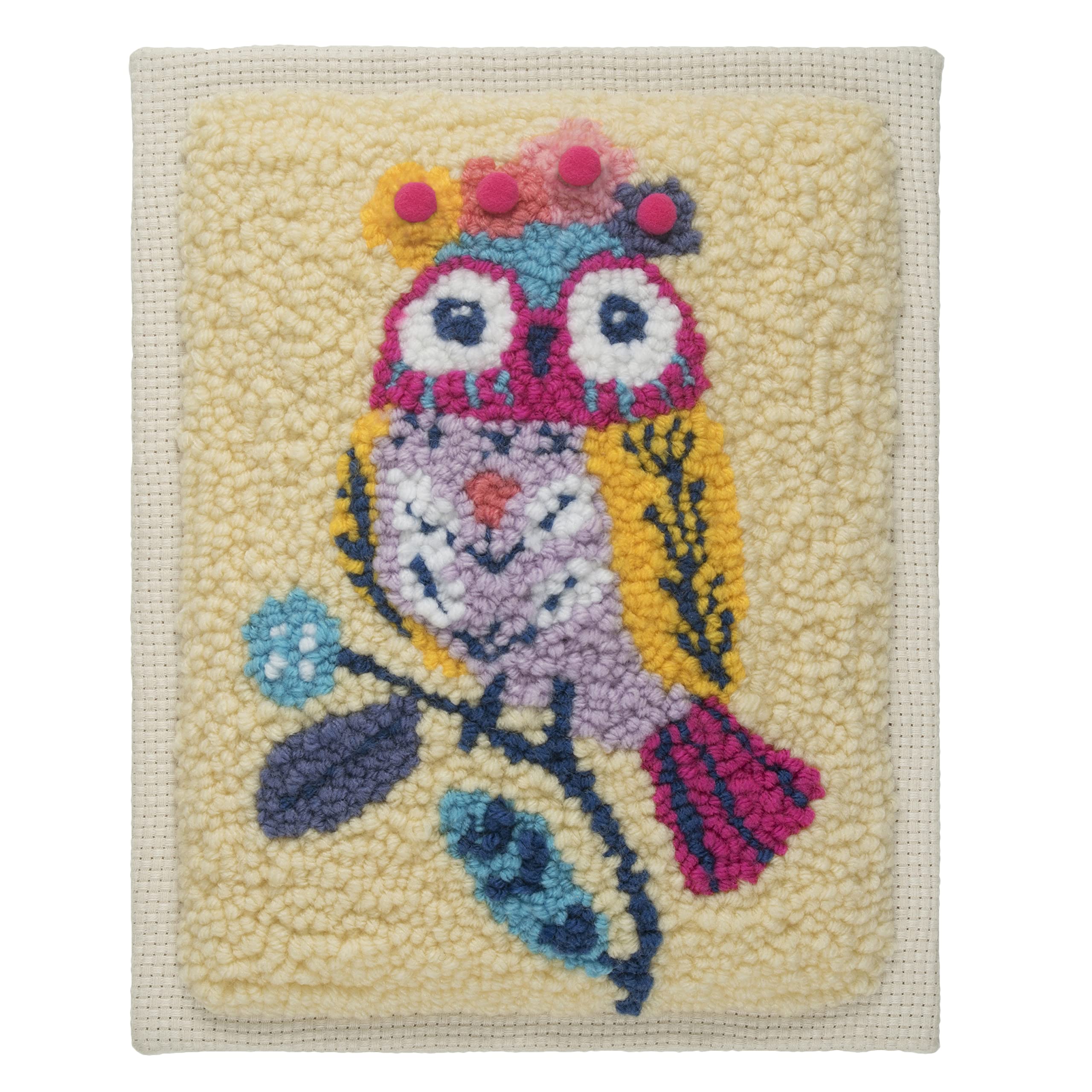 Trimits Punch Needle Frame Kit, Owl,20.32 x 25.4cm (8 x 10in)