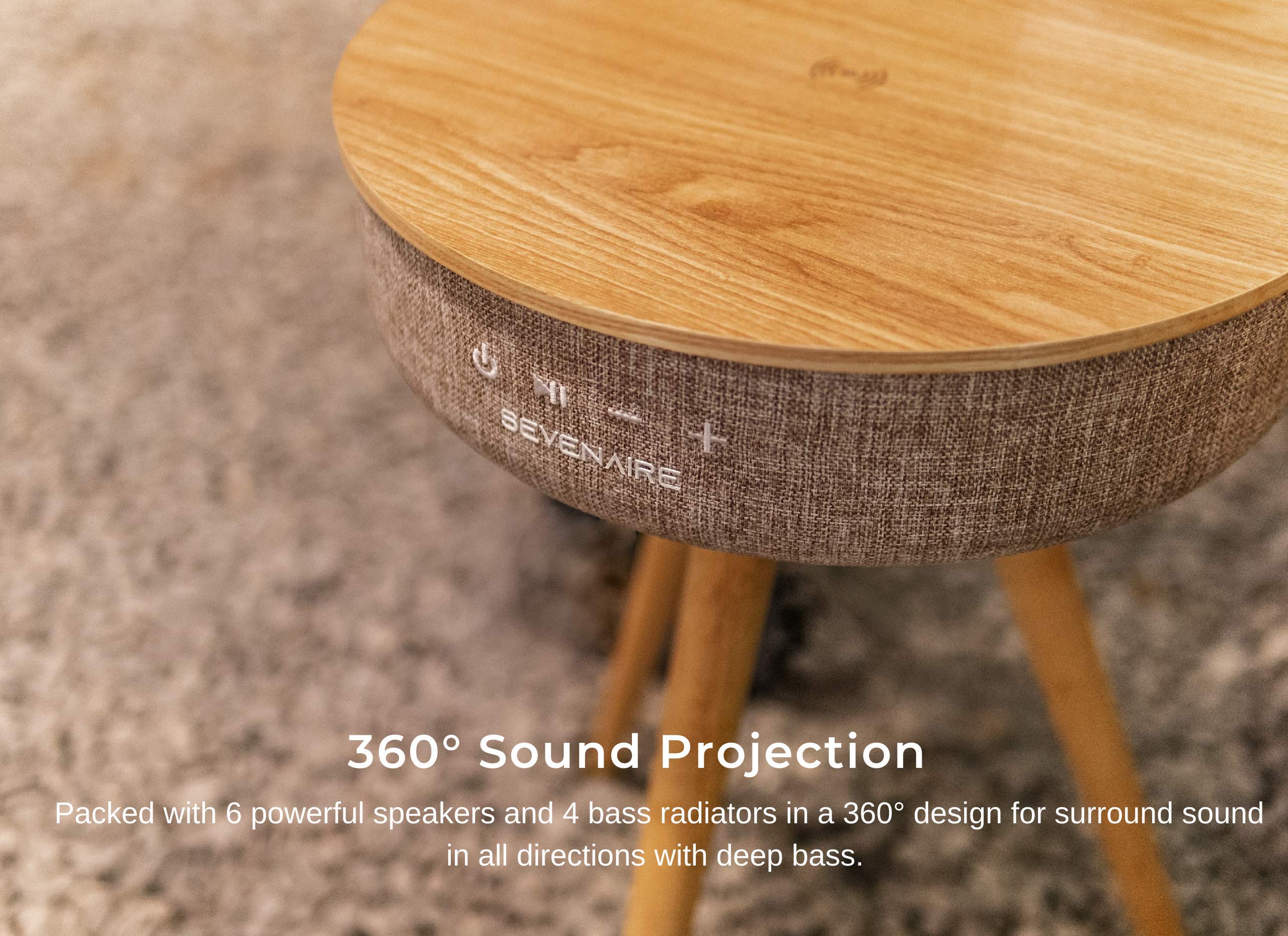 Sevenaire Saturn 360° Bluetooth Speaker 