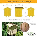 Wildlife World Solitary Bee Hive with Cleaning Brush view 3