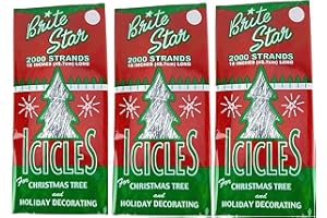 Brite Star Icicles for Christmas Tree (3 Pk)