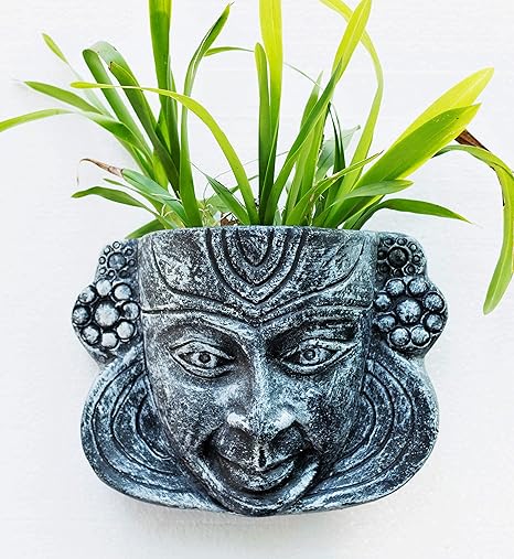 Craftsman India online Terracotta Indoor and Outdoor Wall Hanging Type Clay Planter (Red)