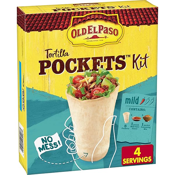 OLD EL PASO TORTILLA POCKETS DINNER KIT, 12.4...