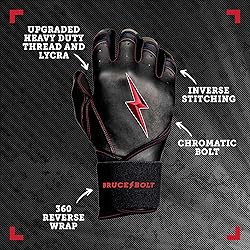 BRUCE BOLT TC42 Series Long Cuff Black Batting