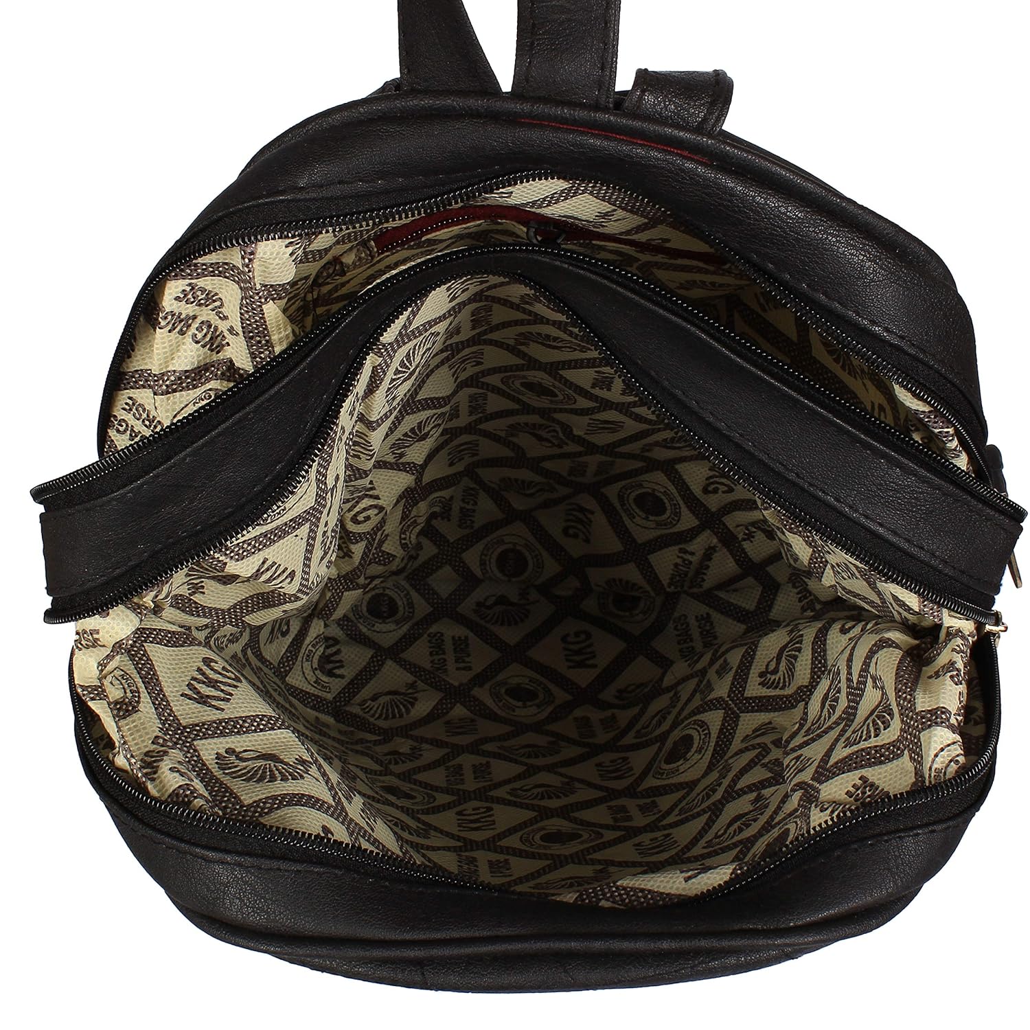 rajni fashion girls black (school bag,women backpack, tution backpack) 9l pu causal backpack