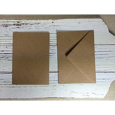 Buy Envelope Kraft Invitation Envelope 4x6 Size 100 Pcs 4 1 4 X 6 1 4 Inches Wedding Invitation Natural Brown Envelope Rsvp Envelopes Online In Kazakhstan B07d54h87v
